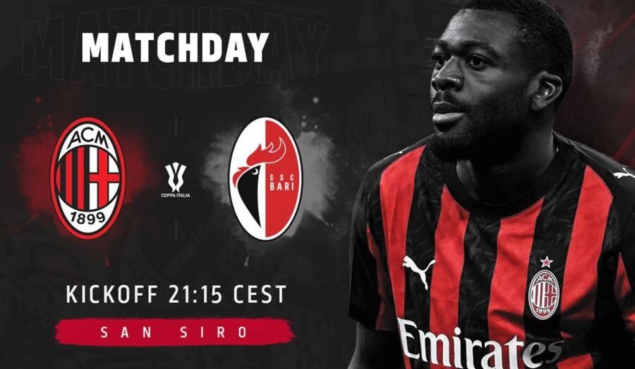 AC Milan vs SSC Bari Timeline