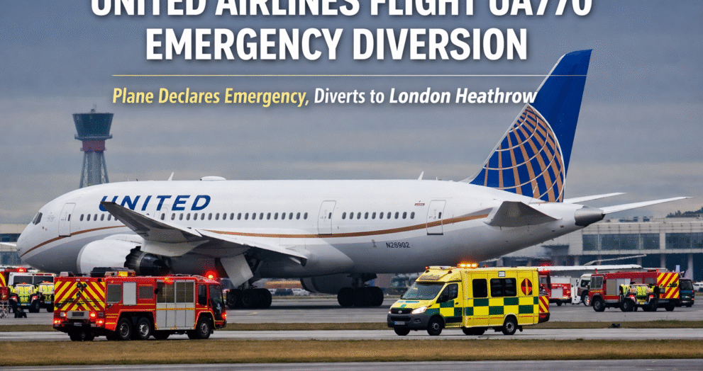 United Airlines Flight UA770 Emergency Diversion