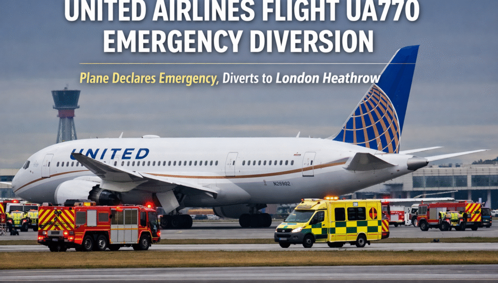 United Airlines Flight UA770 Emergency Diversion